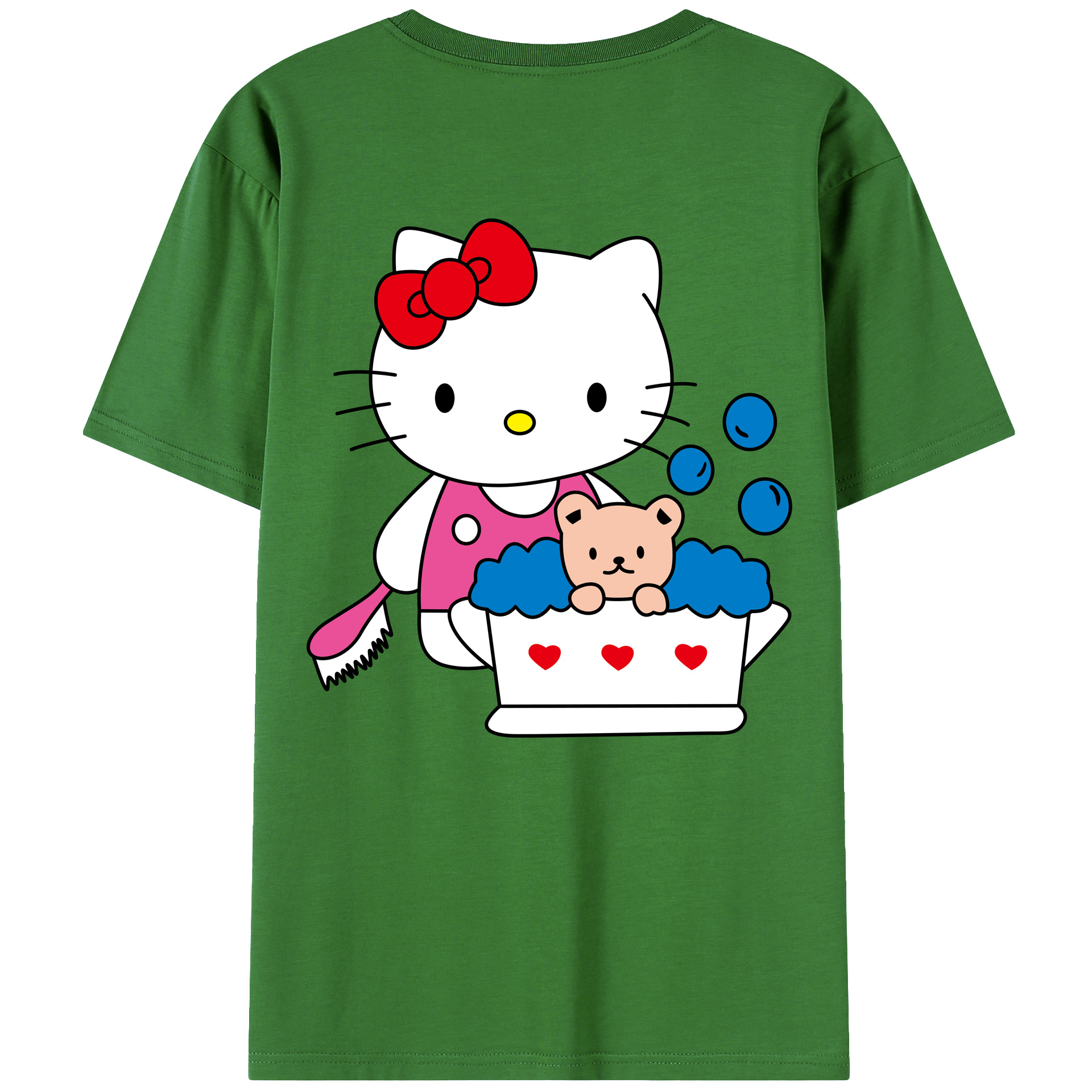（画像用） Hello Kitty ハローキティ レディース半袖Tシャツ(バックプリント)